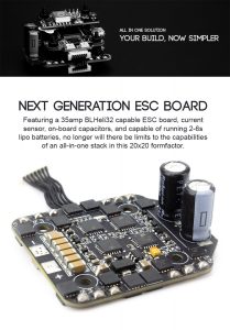 Emax Mini Magnum 2.5 Stack – F4 BLHELI32 35amp 6S MMCX