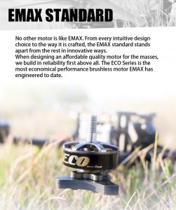 Emax ECO Series 2207 6S 1700KV Y 2400KV