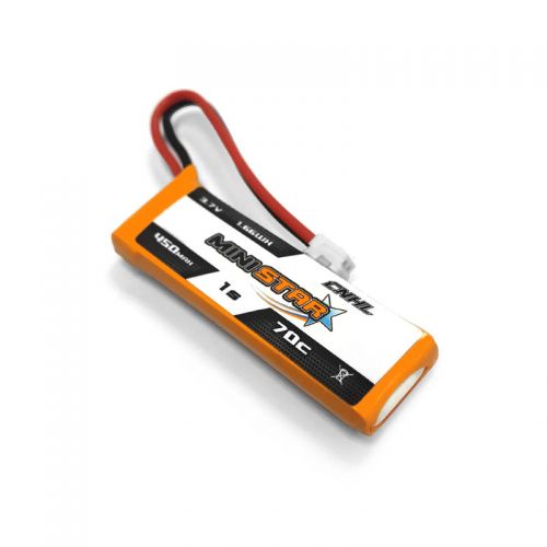 CNHL MiniStar 450mAh 3.7V 1S 70C Lipo Battery With PH 2.0 for EMAX TinyHawk
