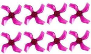 Gemfan 1636-4 40mm  8 helices Whoop  (1.5mm Shaft – Set de 8) PURPURA