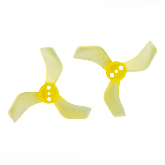Gemfan 1635-3 40mm 8 helices Whoop (1.5mm Shaft – Set de 8) AMARILLAS
