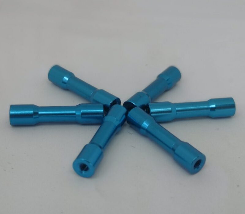 Postes de Aluminio (azul) 25 y 28 mm