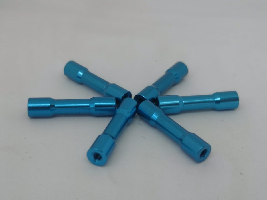 Postes de Aluminio (azul) 25 y 28 mm