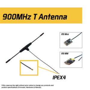 Dipolo T original FrSky 900MHz IPEX4 Receptor Antena para R9 Mini / R9 MM Versión FCC