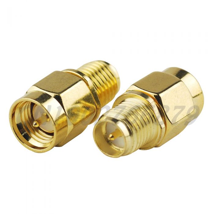 Adaptador RF eléctrico SMA enchufe a conector RP-SMA
