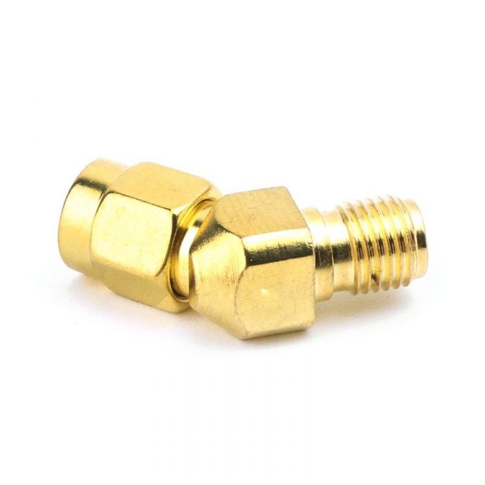 Adaptador SMA macho a SMA hembra 45 135 grados para antena de gafas FPV