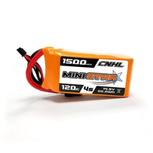 CNHL MiniStar 1500mAh 4S 14.8V 120C Lipo Battery For FPV With XT60 Plug
