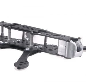 FLYWOO Mr.Croc 225mm 5 pulgadas FPV FreeStyle Racing Frame Kit( GRIS)