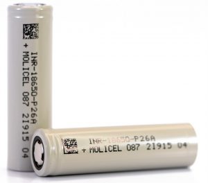 Molicel P26A 18650 2600mAh 35A Lithium Ion ( 1 unidad)