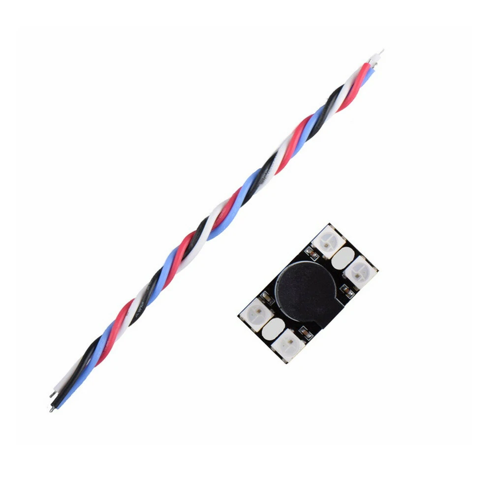Buzzer + 5v BZ110DB_WS2812 5V 110DB + luz LED para RC Drone FPV Carreras