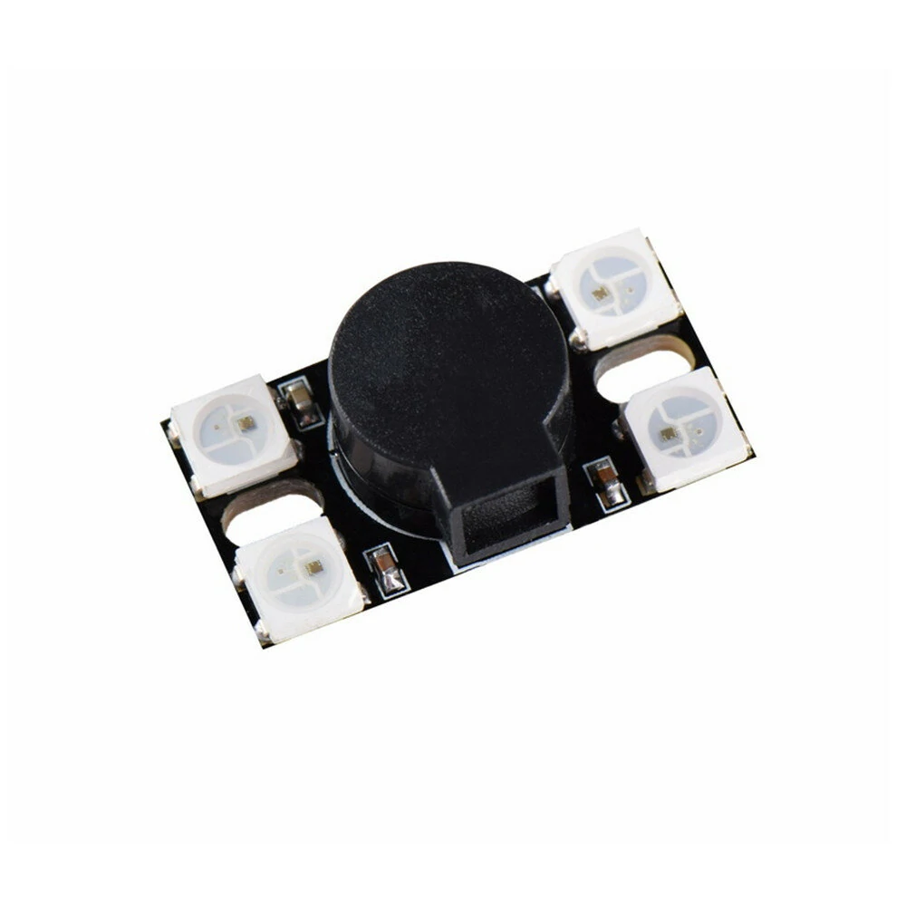 Buzzer + 5v BZ110DB_WS2812 5V 110DB + luz LED para RC Drone FPV Carreras