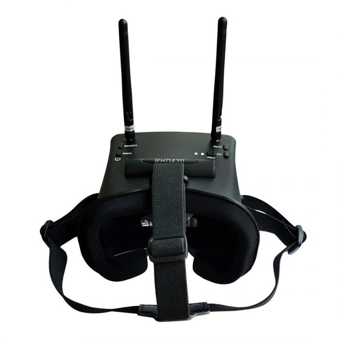 GAFAS SJ RHD430 5.8G 48CH DIVERSITY FPV VIDEO W/DVR, USB-C CHARGING