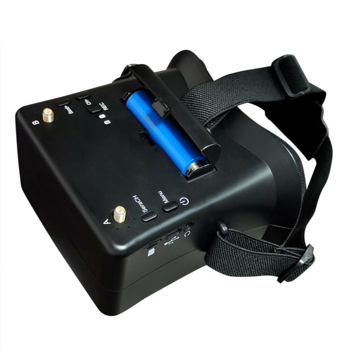 GAFAS SJ RHD430 5.8G 48CH DIVERSITY FPV VIDEO W/DVR, USB-C CHARGING