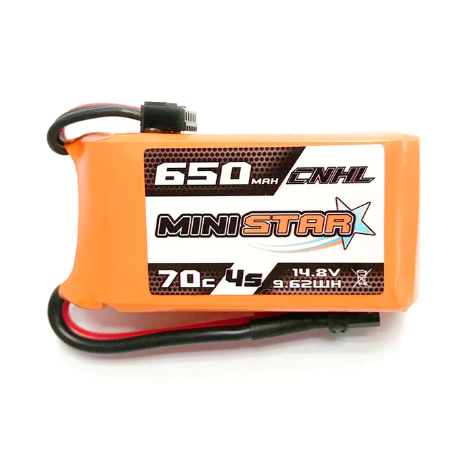 Batería Lipo CNHL MiniStar 650mAh 14.8V 4S 70C con enchufe XT30