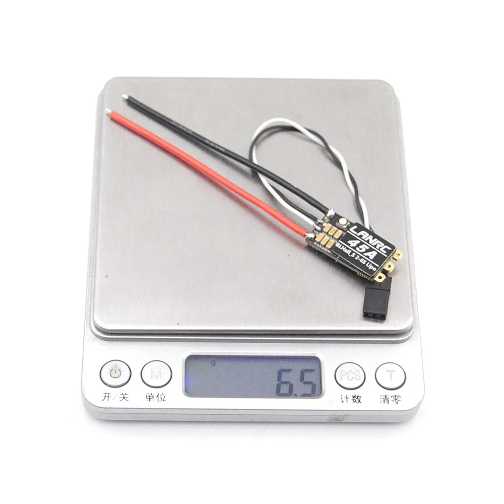 Esc LANRC 45A 35A BLHeli_S ESC 2-6S luz LED DSHOT125/300/600