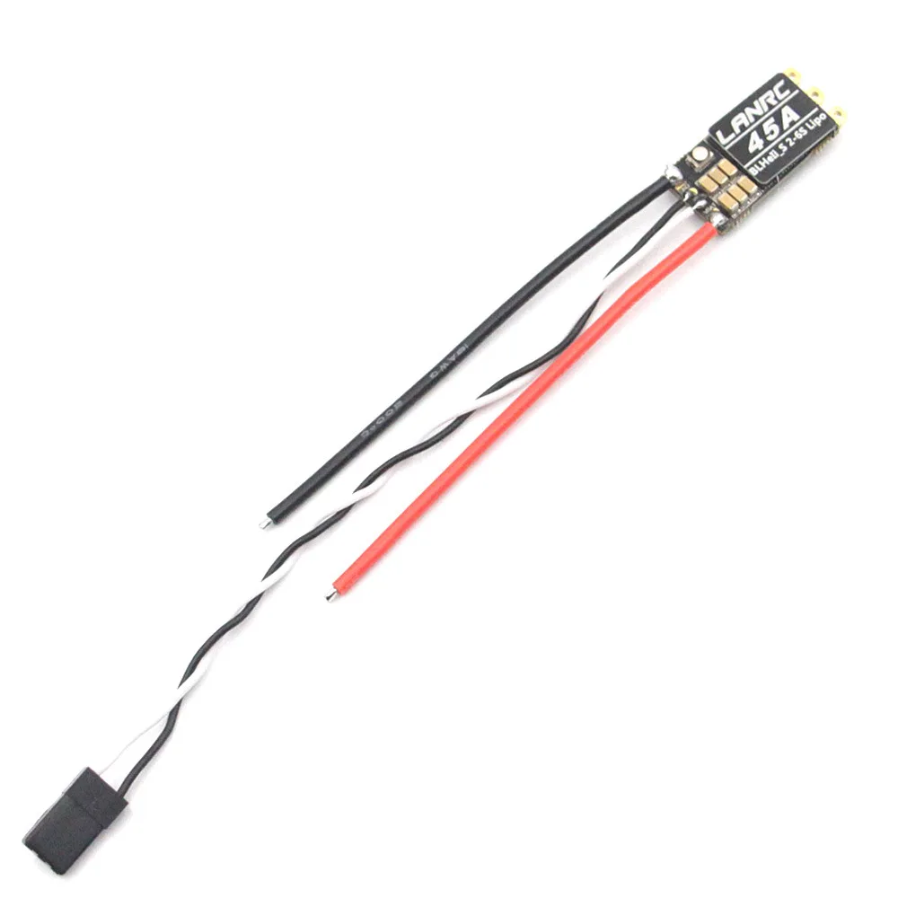Esc LANRC 45A 35A BLHeli_S ESC 2-6S luz LED DSHOT125/300/600