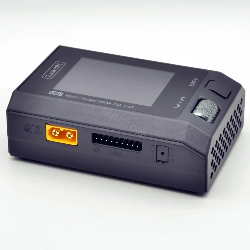 ToolkitRC- ( 1s a 8 s )M8P, 600W, 20A, para 1-8S XT60 Lipo LiHV LiFe Lion LTO, prueba de señal de batería M8S
