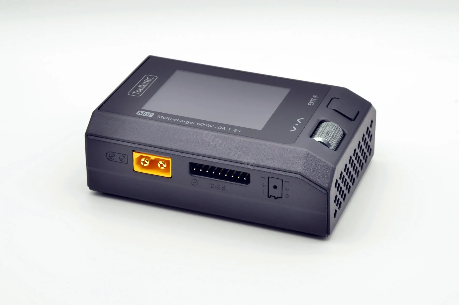 ToolkitRC- ( 1s a 8 s )M8P, 600W, 20A, para 1-8S XT60 Lipo LiHV LiFe Lion LTO, prueba de señal de batería M8S