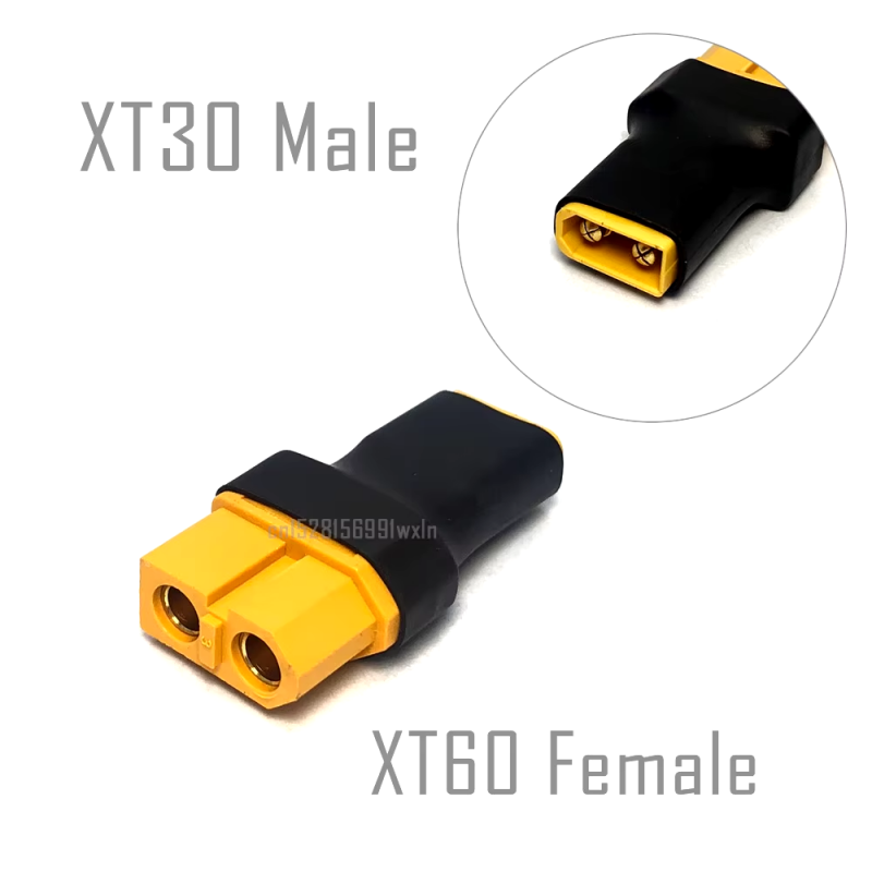 Adaptador XT30 macho a XT 60 Hembra