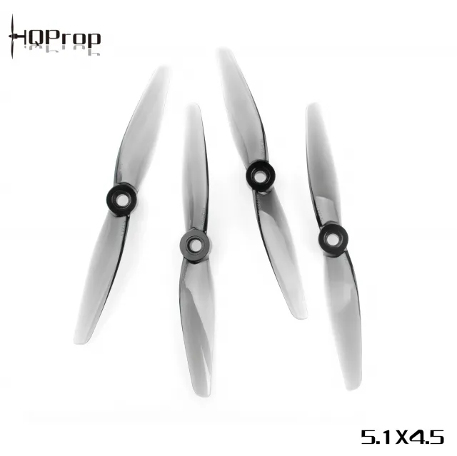 HQProp 5.1X4.5 Gris (2CW+2CCW) – Policarbonato