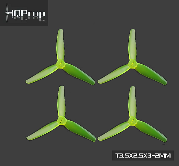 HQProp T3.5X2.5X3（2CW+2CCW)-Poly Carbonate