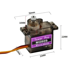 Servomotor con engranaje de metal  MG90S
