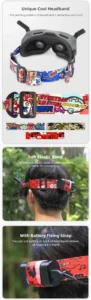 Straps Googles v2 y Dji Googles 2 Color ROJA