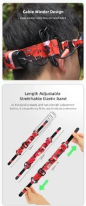 Straps Googles v2 y Dji Googles 2 Color ROJA