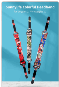 Straps Googles v2, V1 y Dji Googles 2 Color ROJA