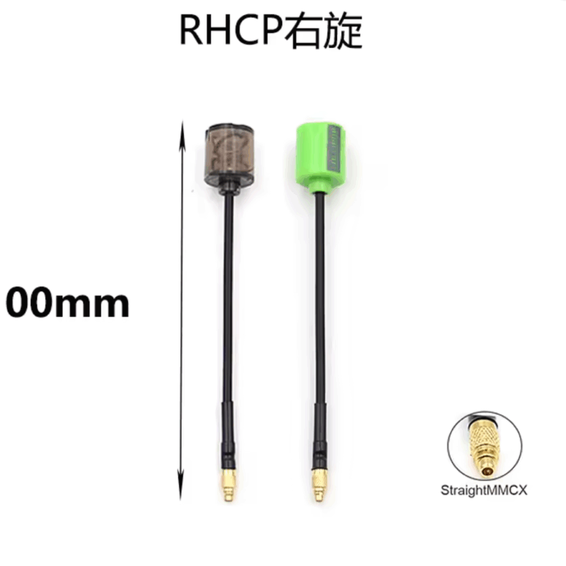 Lollipop MINI 5th Gen 5,8G FPV antena MMCX RHCP (10cms) Verde