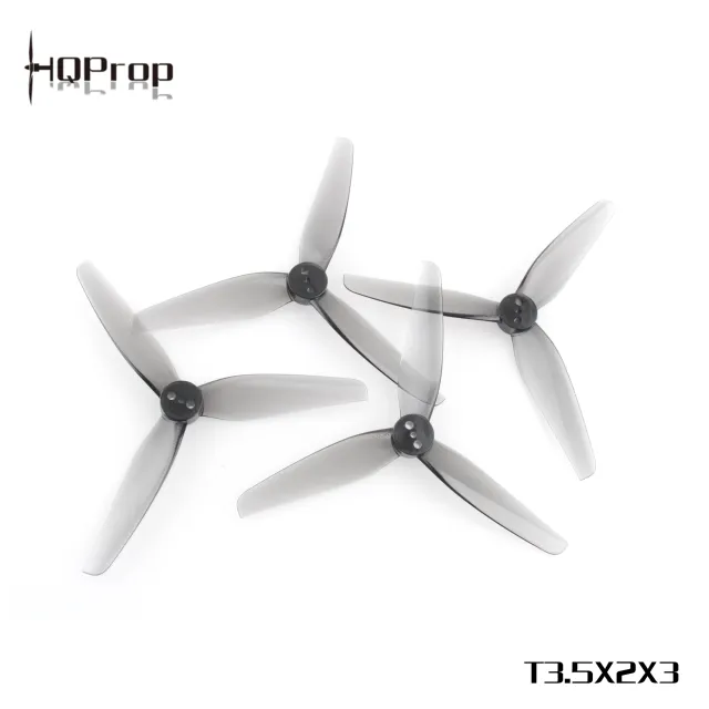 HQProp T3.5X2X3Grey (2CW+2CCW)-Poly Carbonate