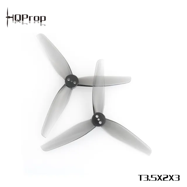 HQProp T3.5X2X3Grey (2CW+2CCW)-Poly Carbonate - Imagen 2